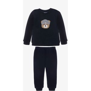 Patachou - Mini Play - Joggingpak - Marineblauw - Katoenfleece