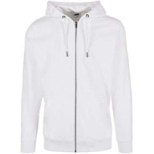 Urban Classics Heren basic badstof full zip hoodie