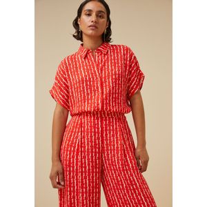 By-Bar Amsterdam 24112035 karly red groove blouse