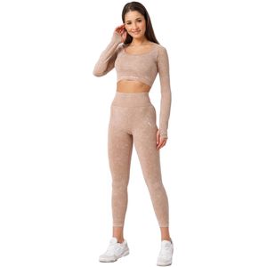 Carpatree Dames stone wash naadloze legging