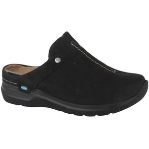 Wolky - Dames Muilen - Zwart - Zacht Leer