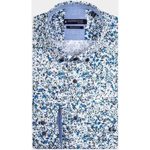 Giordano Casual hemd lange mouw ivy stains print 417038/70