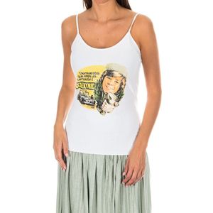 Dunne tanktop met ronde hals ADM0027 vrouw