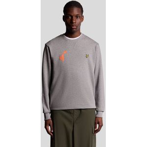 Lyle & Scott - Stan Birch - Sweatshirt - Middengrijs Marl