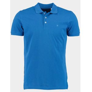 Bos - Lobra/4633 - Polo - Kobaltblauw - Korte Mouw - 100% Katoen