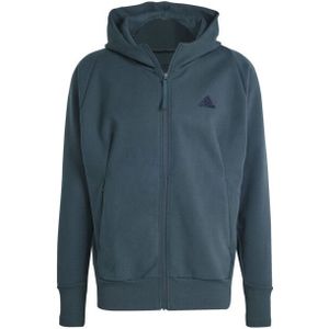 Adidas - ZNE Winterized Full Zip Hoodie - Heren - Geborsteld - Aeroready