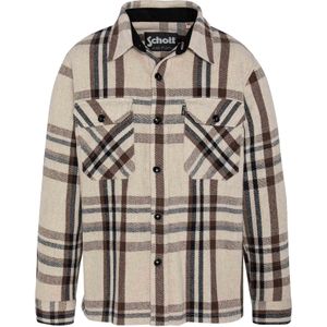 Schott - Geruit Overhemd - Heren - Lange Mouwen