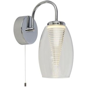 Bussandri Exclusive Landelijke wandlamp - metaal landelijk led l: 11.5cm voor binnen woonkamer eetkamer -