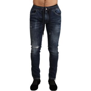 Dolce & Gabbana - Jeans - Blauw - Skinny - Katoen