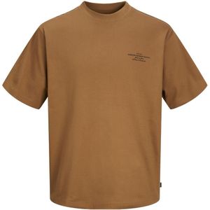 Jack & Jones Jprblachad branding ss crew neck te camel