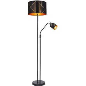 Globo Decoratieve metalen vloerlamp | woonkamer | industrieel | e27 led