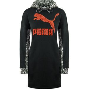 Puma - x Mr. Doodle - Pullover - Zwart - Lange Mouw - Trui met Capuchon