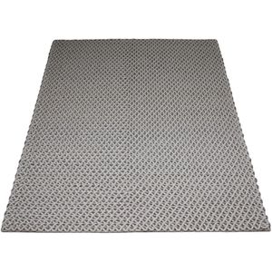 Veer Carpets Karpet cable silver dark grey 200 x 280 cm