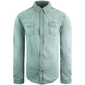 Scotch & Soda - Regular Fit - Denim Overhemd - Lichtblauw