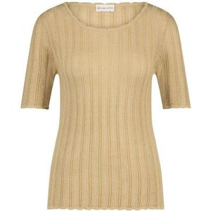 Jane Lushka - Zaza Top - Top - Beige - Katoen en Viscose
