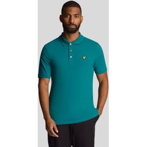 Lyle & Scott - Plain Polo Shirt - Court Green - Poloshirt