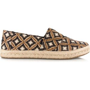 Toms - Alpargata Rope 2.0 - Espadrilles - Zwart - Textiel