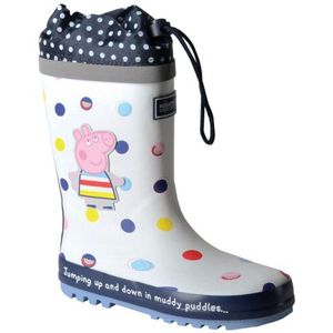 Peppa Pig Kinder/kinderen splash polka dot wellington laarzen