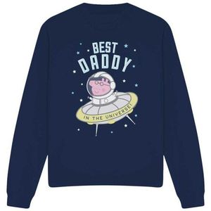 Peppa Pig Unisex adult best daddy pig in the universe sweatshirt