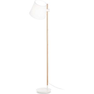 Ideal Lux Axel moderne te houten vloerlamp e27 fitting stijlvol design