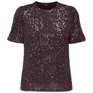Only - Onlana - T-shirt - Wijn