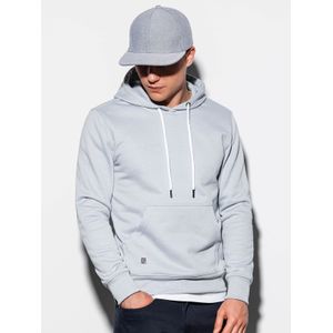 Ombre heren hoodie silver basic b979