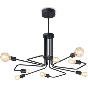 Ideal Lux Landelijke hanglamp triumph - e27 metaal rustiek contrast