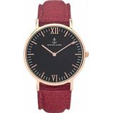 Kapten & Son Black bordeaux canvas campina 4251145201777