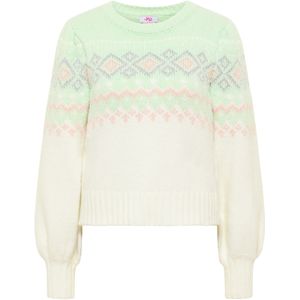 myMo - Blonda - Gebreide Trui - Zacht - Fair Isle-patroon