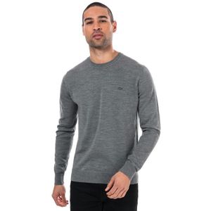 Lacoste - Gebreide Trui - Grijs - Heren
