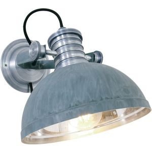 Steinhauer Industriële wandlamp - metaal industrieel e27 l: 25cm voor binnen woonkamer eetkamer -