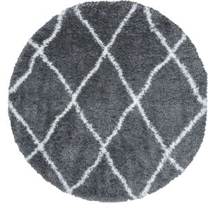 Veer Carpets Vloerkleed jeffie grey rond ø120 cm
