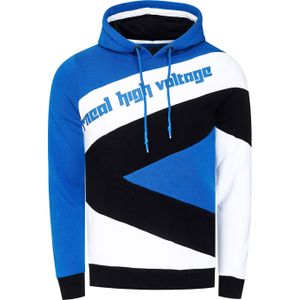 Rusty Neal - Hoodie - Contrasterende Kleurblokken - Heren Sweatshirt