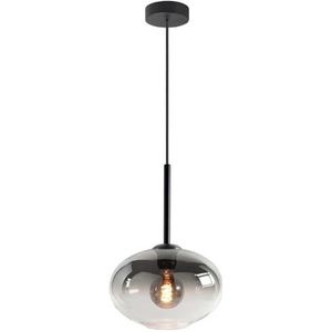 Highlight Bellini industriële hanglamp – smokeyglas –