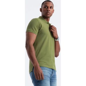 Ombre Poloshirt heren korte mouw kleur 0100-ol