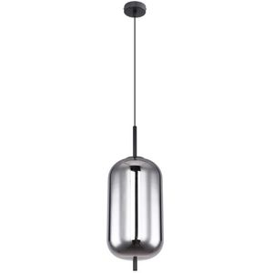Globo Industriële hanglamp blacky l:22cm e27 metaal -