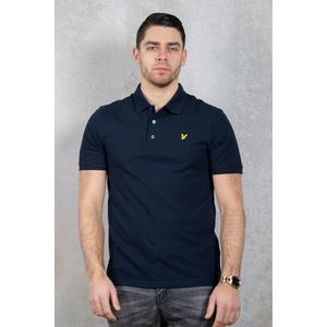 Lyle & Scott Regular Fit Polo met Logo Dark Navy