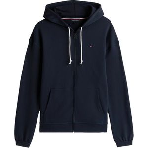 Relaxed Fit - Sweatvest - Zwart - Katoenmix