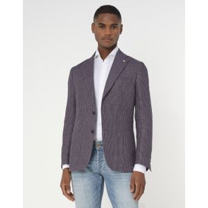 Dutch Dandies - Damon - Colbert - Lichte Paarse Kleine Ruit