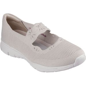 Skechers Seager Cute N' Coy Textiel Damestrainers Naturel