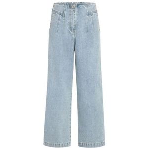 Morgan De Toi - Cropped Jeans - Light Blue - Cotton Polyester