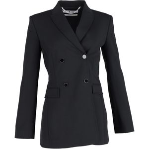 Off-White Dubbelzijdig Tailored Jacket in Zwart Wol