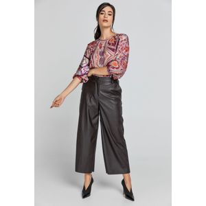 Conquista Fashion - Culottes - Zwart - Kunstleer