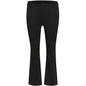 Kaffe Curve - Bootcut Fit Jeans - Blauw - 83% Polyester, 14% Viscose, 3% Elastane