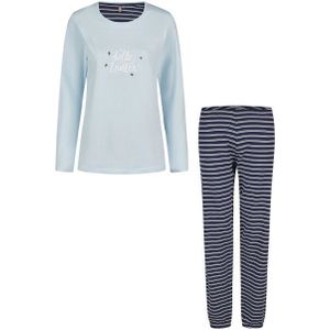 By Louise - Pyjama Set - Lichtblauw - Katoen - Dames