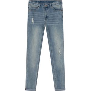 Indian Blue Jongens jeans jay tapered fit damaged light denim