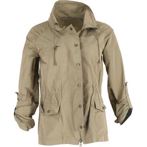 Etro Geplooide en Geknoopte Parka Jas in Olijfgroen Nylon