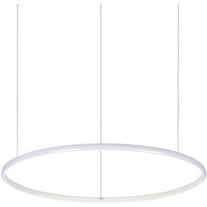 Ideal Lux hulahoop hanglamp aluminium led wit