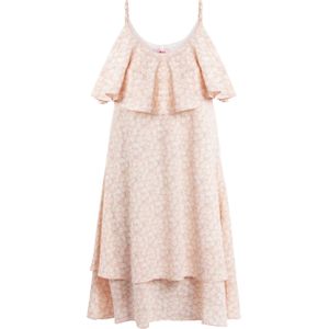 myMo - Nolie - Jurk - Met Volant - Pastelkleurige Bloemenprint