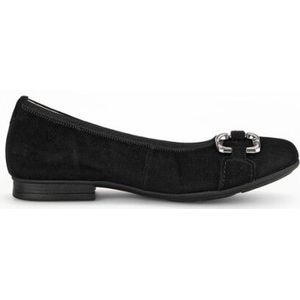 Gabor - Loafers - Zwart - Suède